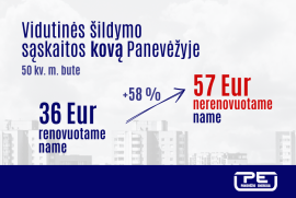 Kovo sąskaitos už šildymą: nerenovuoti namai moka 58 proc. daugiau