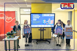 AB „Panevėžio energija“ prisijungė prie  iniciatyvos „Pamokos matuojasi Panevėžį: iššūkių serija“ 